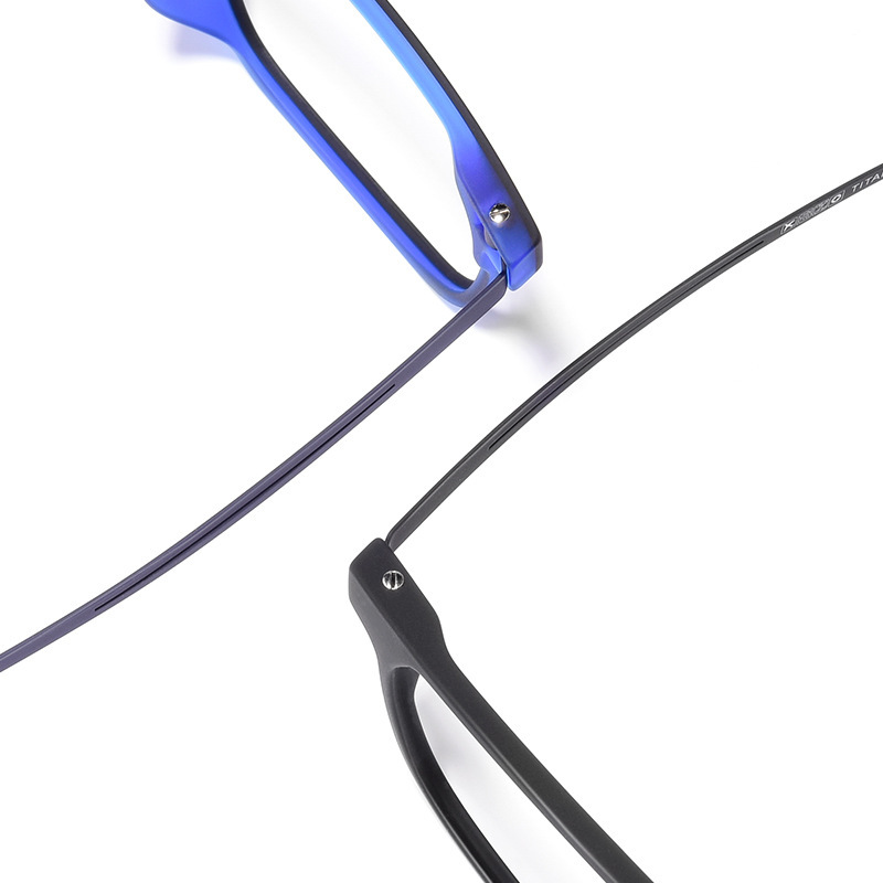 RUBBER TITANIUM FULL FRAME ANTI-BLUE LIGHT READING GLASSES