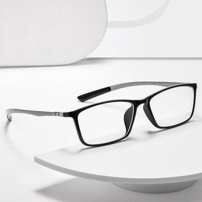 ビジネス用カーボンファイバー 超軽量ブルーライトカット老眼鏡
