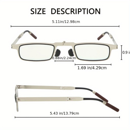 PORTABLE FOLDABLE READING GLASSES WITH CASE FOR MOBILE PHONE