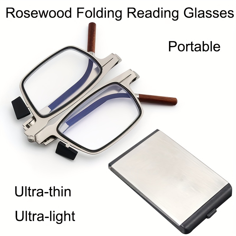 PORTABLE FOLDABLE READING GLASSES WITH CASE FOR MOBILE PHONE