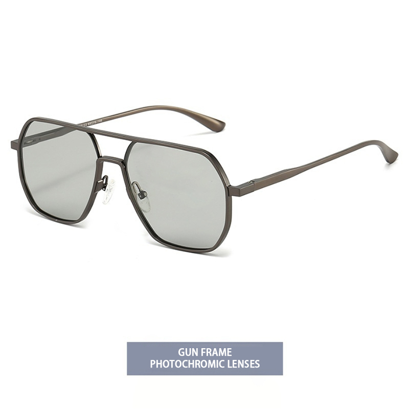 New sunglasses day-night dual-use polarized photochromic glasses driving fishing sunglasses-MANLYKICKS