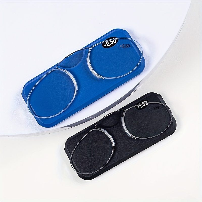 MINI PORTABLE NOSE CLIP READING GLASSES