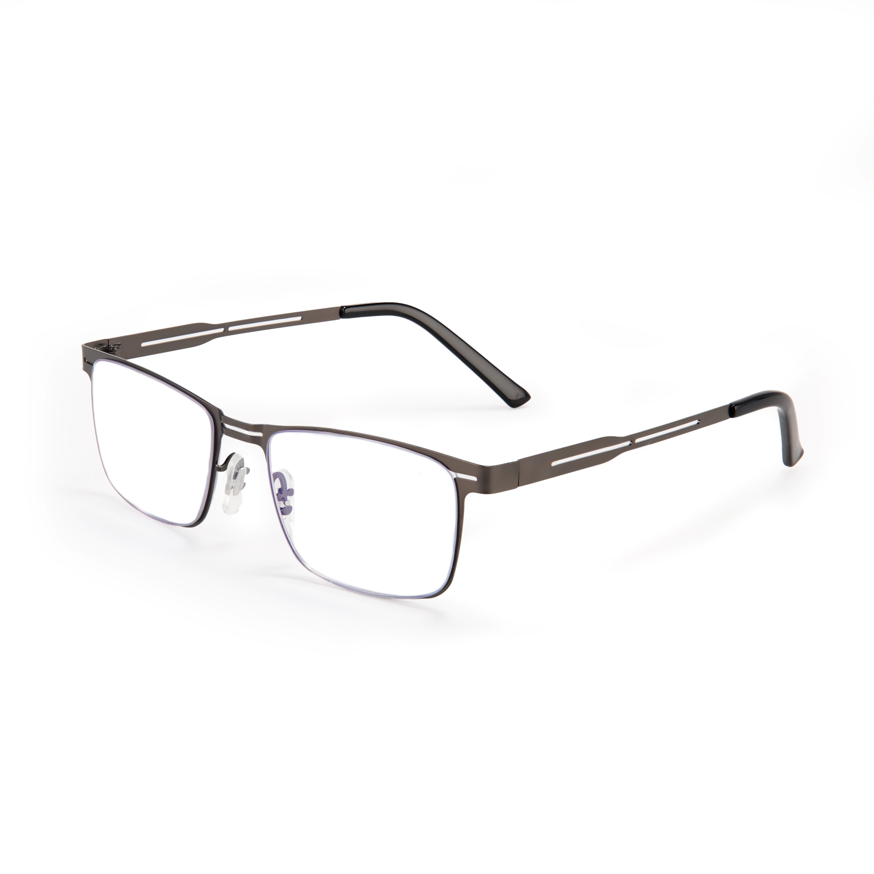 FASHION BUSINESS METAL LARGE FRAME MULTIFOCAL PHOTOCHROMIC GLASSES