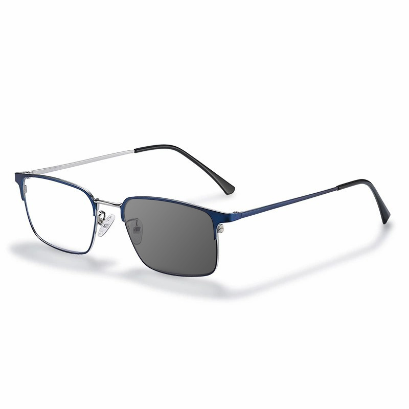MEN'S HALF-FRAME PURE TITANIUM DEMAGNETIZING GLASSES