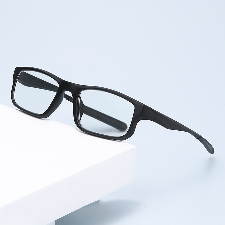 SPORTS SQUARE FRAME ULTRA-LIGHT BLUE LIGHT BLOCKING READING GLASSES
