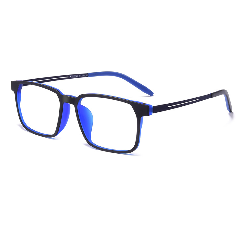 RUBBER TITANIUM FULL FRAME ANTI-BLUE LIGHT READING GLASSES