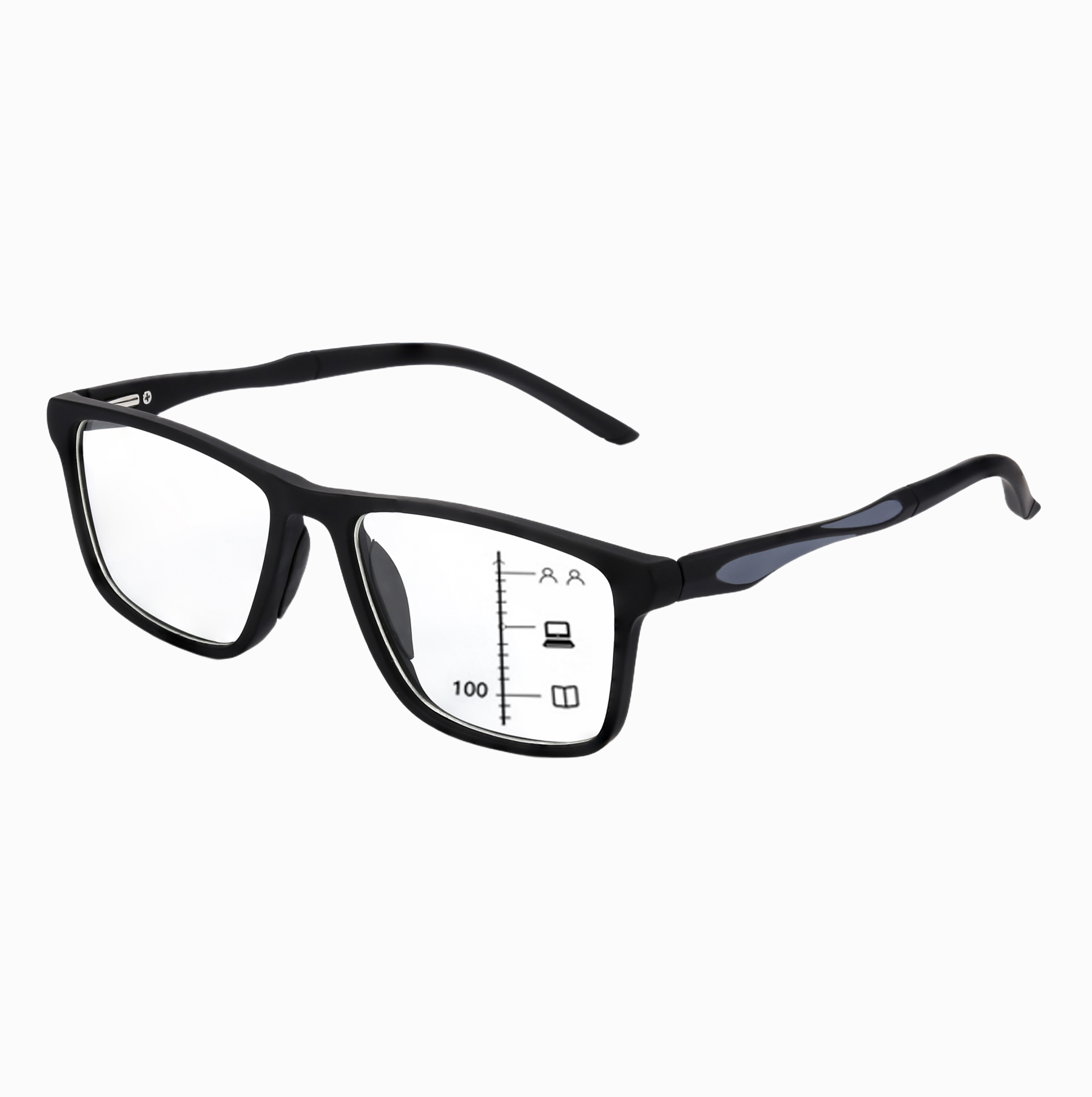 MEN'S ULTRA-LIGHT FULL-FRAME SPRING READING GLASSES