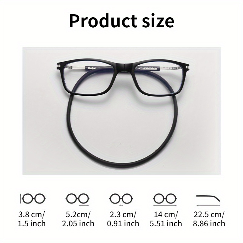 CAT'S EYE MAGNETIC PORTABLE NECK-HANGING ANTI-BLUE LIGHT READING GLASSES