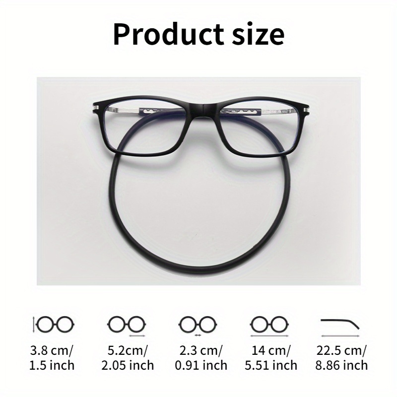 CAT'S EYE MAGNETIC PORTABLE NECK-HANGING ANTI-BLUE LIGHT READING GLASSES