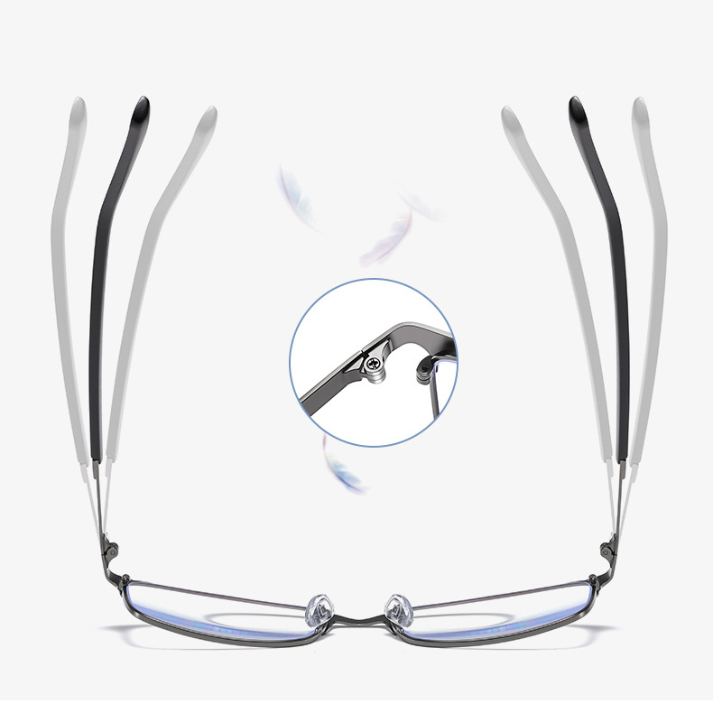 METAL ANTI-BLUE LIGHT PRESBYOPIC GLASSES