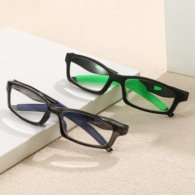 ULTRA-LIGHT SOFT RUBBER TEMPLES SPORTS MULTI-FOCAL READING GLASSES