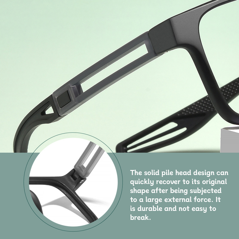 ULTRA-LIGHT TR SPORTS LEISURE NON-SLIP PHOTOCHROMIC READING GLASSES