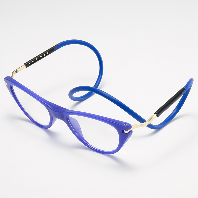 CAT'S EYE MAGNETIC PORTABLE NECK-HANGING ANTI-BLUE LIGHT READING GLASSES