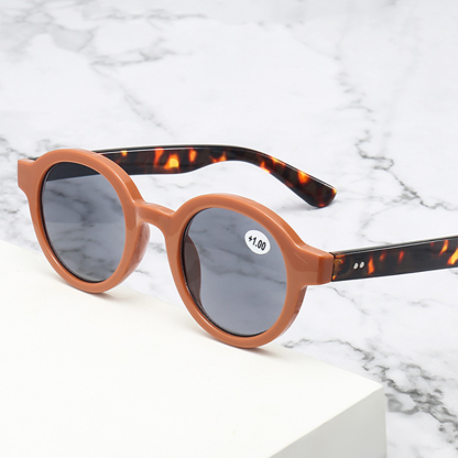 CASUAL RETRO ROUND FULL FRAME SUNGLASSES