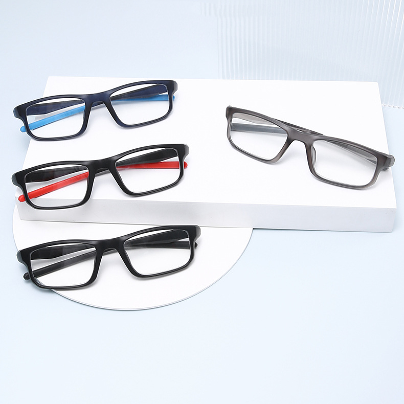 SPORTS SQUARE FRAME ULTRA-LIGHT BLUE LIGHT BLOCKING READING GLASSES