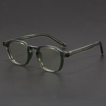 Prescription Glasses - Timeless Square Acetate Frames in Smoky