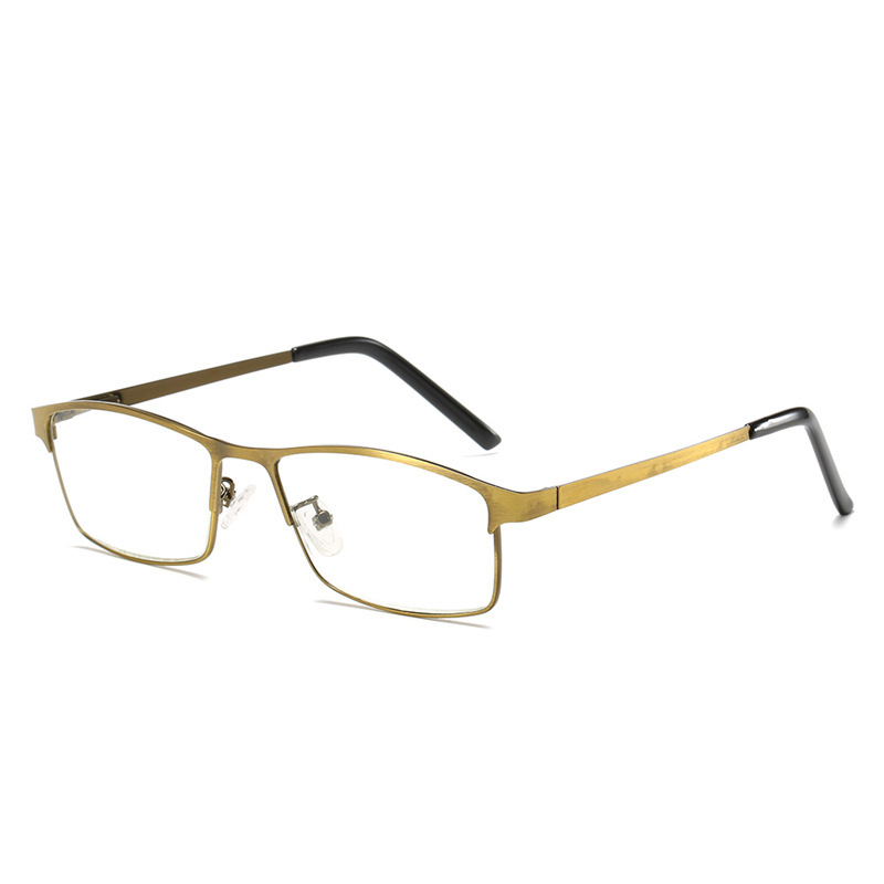 MEN'S STYLISH METAL SQUARE FRAME GLASSES