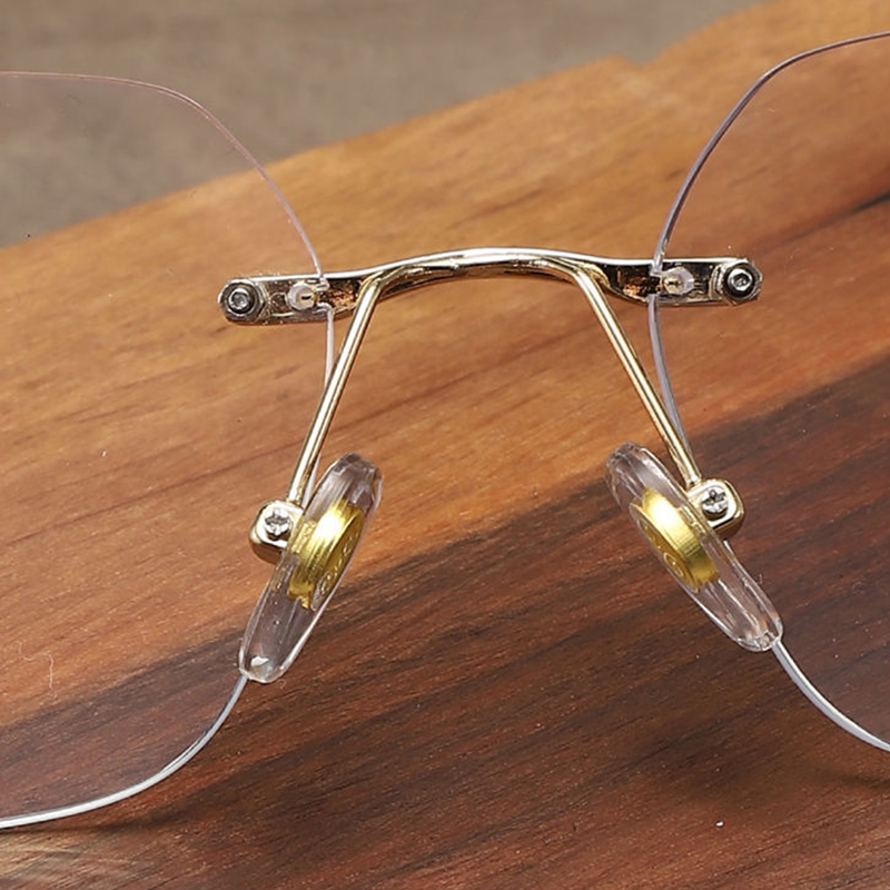 FRAMELESS METAL BUSINESS ULTRALIGHT ANTI-BLUE LIGHT READING GLASSES