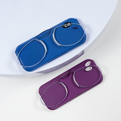 MINI PORTABLE NOSE CLIP READING GLASSES