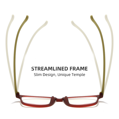 FASHIONABLE PROGRESSIVE MULTI-FOCAL SMALL SQUARE FRAME READING GLASSES