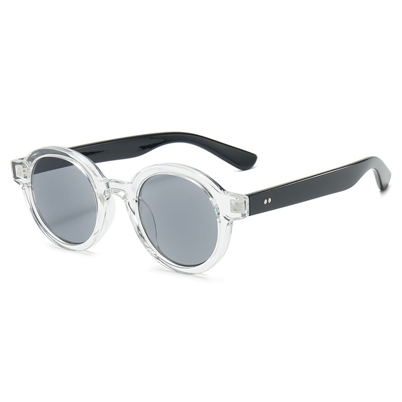 CASUAL RETRO ROUND FULL FRAME SUNGLASSES