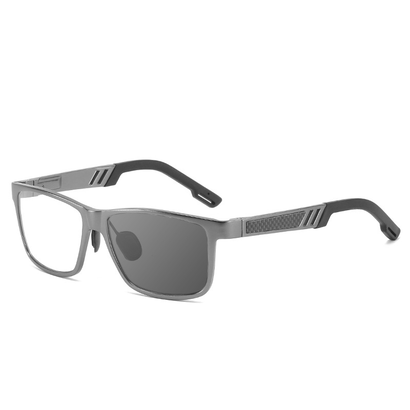 BUSINESS FASHION ALUMINUM MAGNESIUM COLOR CHANGING MULTI-FOCAL READING GLASSES