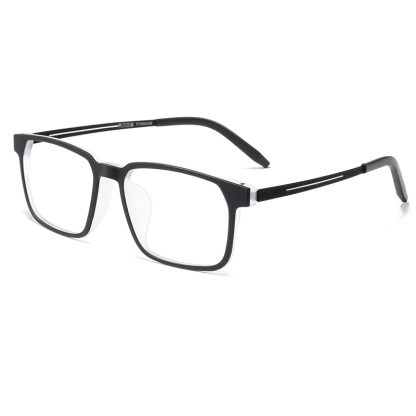 RUBBER TITANIUM FULL FRAME ANTI-BLUE LIGHT READING GLASSES