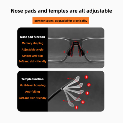 ULTRA-LIGHT SPORTS OUTDOOR ADJUSTABLE PHOTOCHROMIC READING GLASSES