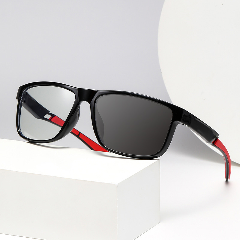 SPORTS OUTDOOR SQUARE FRAME PHOTOCHROMIC READING GLASSES