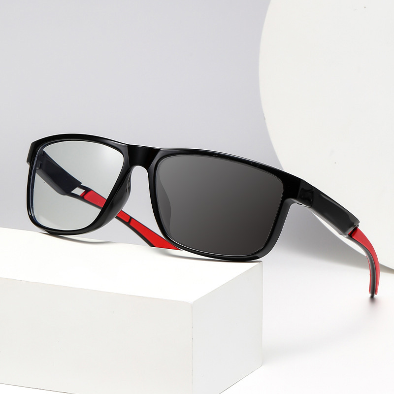 SPORTS OUTDOOR SQUARE FRAME PHOTOCHROMIC READING GLASSES