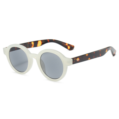 CASUAL RETRO ROUND FULL FRAME SUNGLASSES