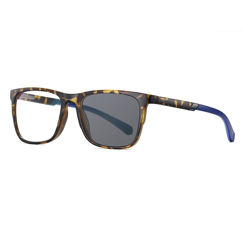 FASHIONABLE CLASSIC LARGE FRAME COLOR-CHANGING MULTI-FOCAL READING GLASSES