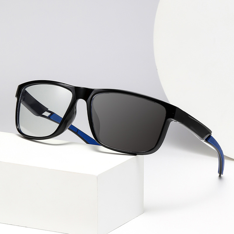 SPORTS OUTDOOR SQUARE FRAME PHOTOCHROMIC READING GLASSES