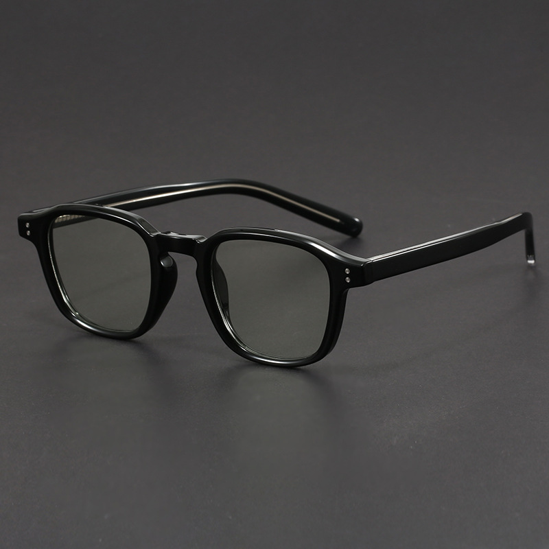 Prescription Glasses - Timeless Square Acetate Frames in Smoky