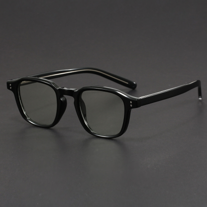 Prescription Glasses - Timeless Square Acetate Frames in Smoky