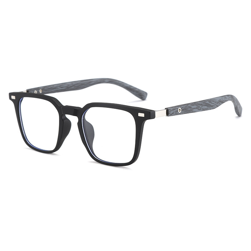 CLASSIC WOOD GRAIN LARGE FRAME ANTI-BLUE LIGHT READING GLASSES