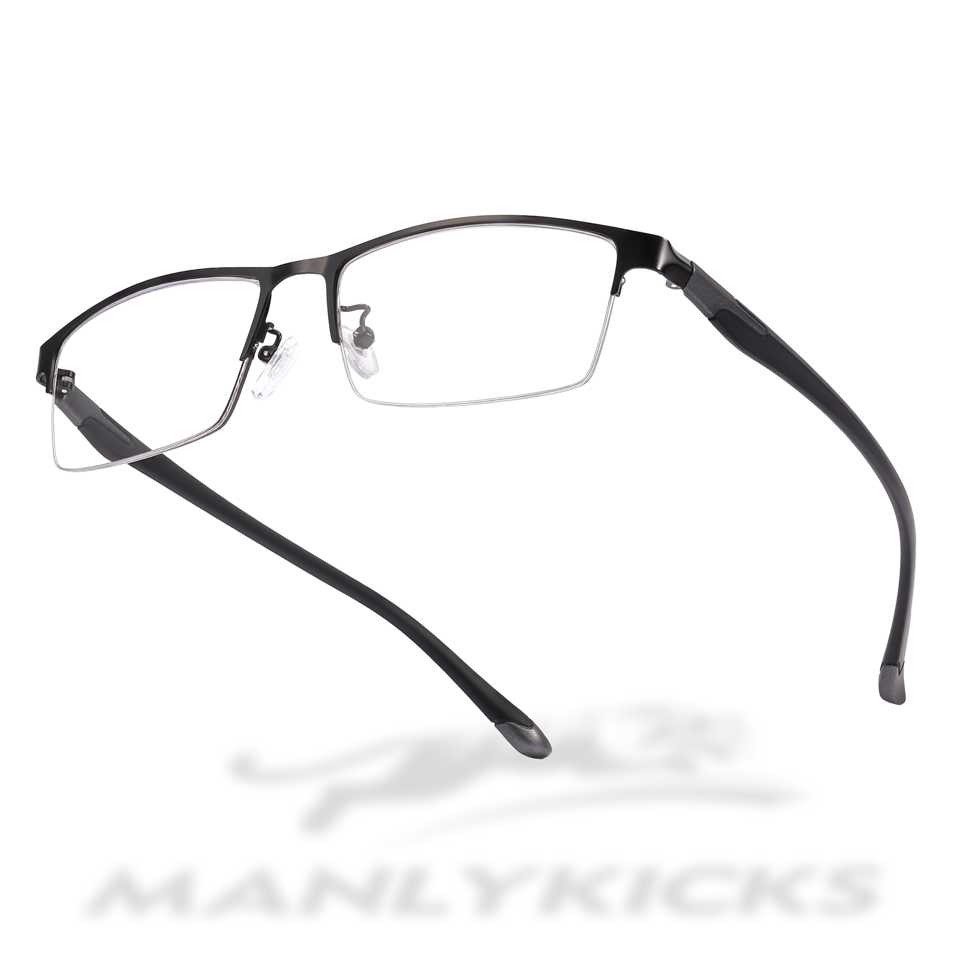 METAL ULTRA-LIGHT HALF-FRAME PHOTOCHROMIC MULTIFOCAL GLASSES