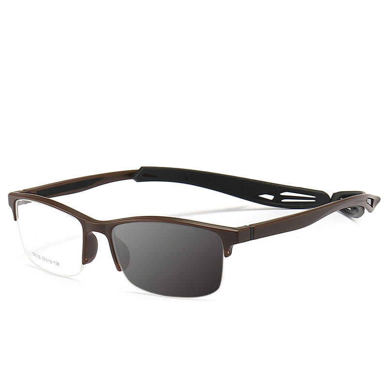 SPORTS HALF-FRAME LONG-LEG COMFORTABLE BLUE LIGHT BLOCKING PHOTOCHROMIC GLASSES
