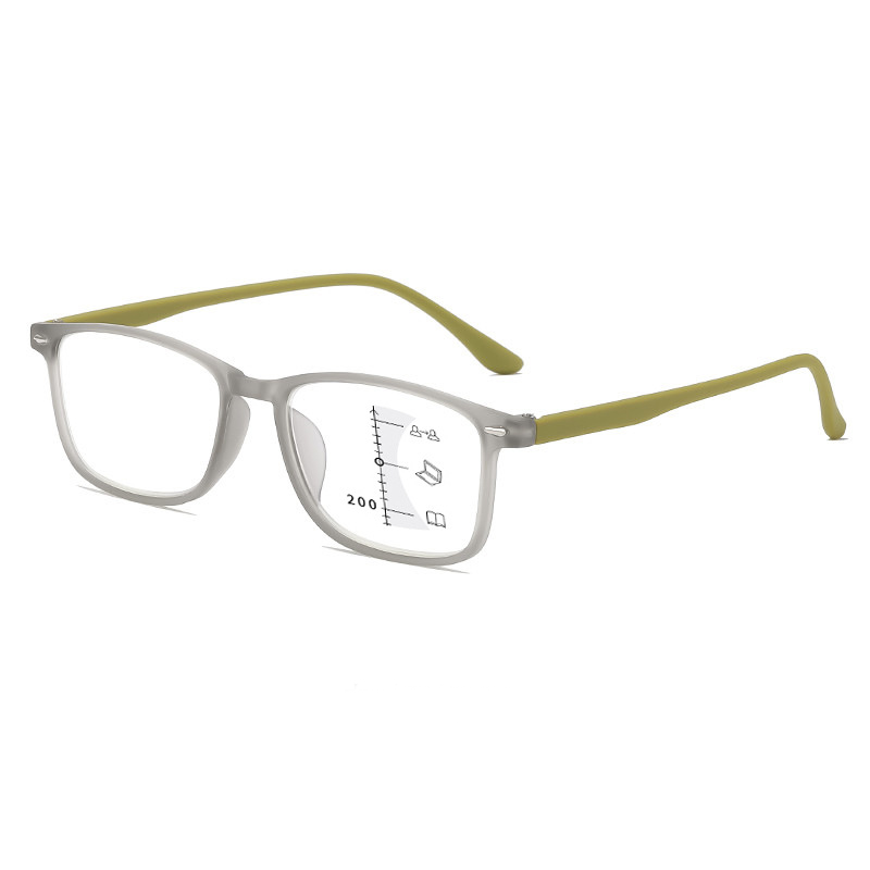 FASHIONABLE PROGRESSIVE MULTI-FOCAL SMALL SQUARE FRAME READING GLASSES
