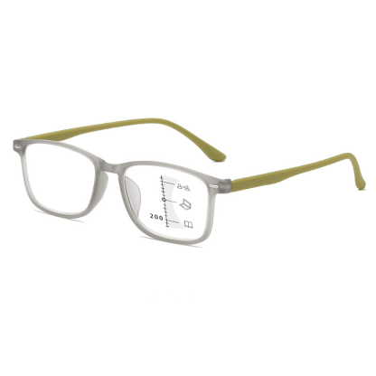 FASHIONABLE PROGRESSIVE MULTI-FOCAL SMALL SQUARE FRAME READING GLASSES
