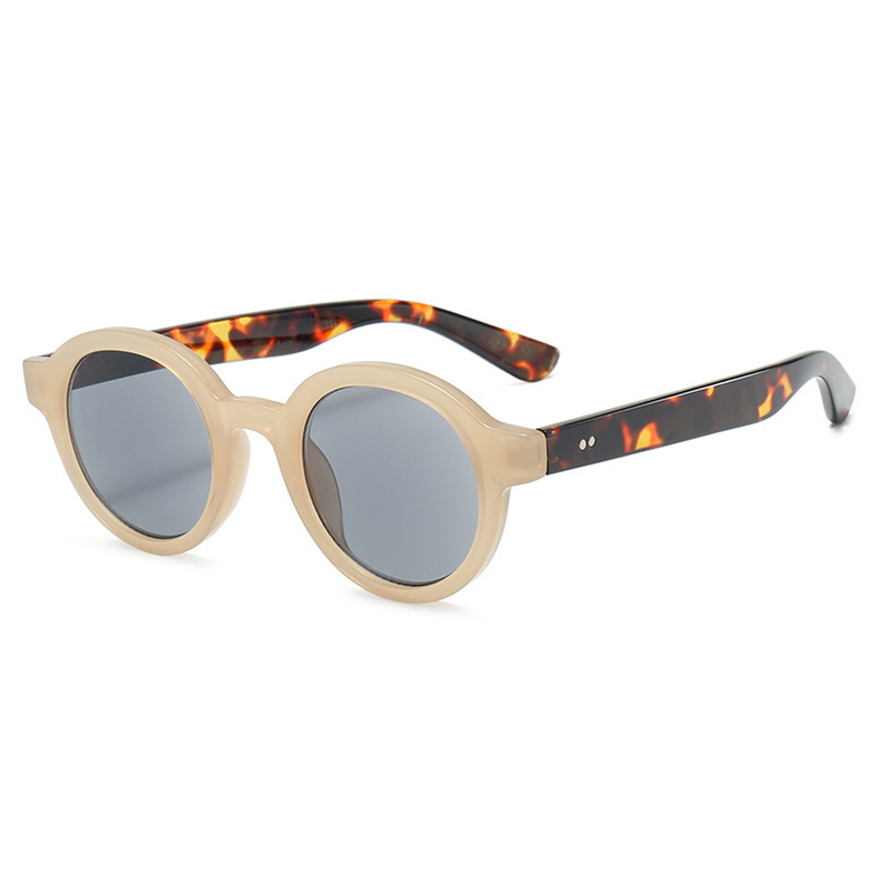 CASUAL RETRO ROUND FULL FRAME SUNGLASSES