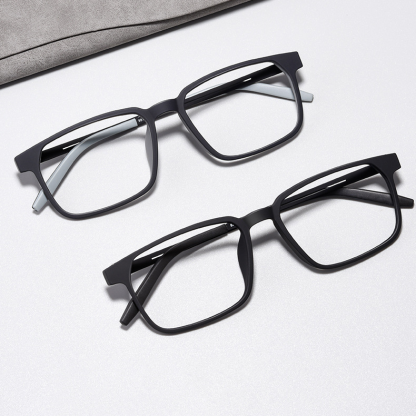 RUBBER TITANIUM FULL FRAME ANTI-BLUE LIGHT READING GLASSES