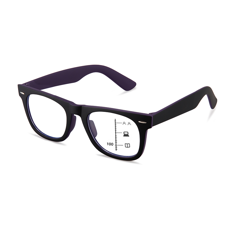 FASHION LARGE FRAME COLOR MATCHING GLASSES