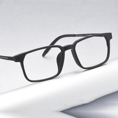 RUBBER TITANIUM FULL FRAME ANTI-BLUE LIGHT READING GLASSES