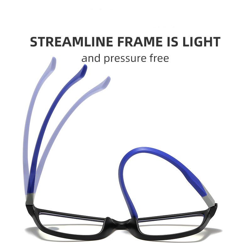 MEN'S SPORTS TWO-COLOR ULTRA-LIGHT ANTI-BLUE LIGHT READING GLASSES-MANLYKICKS