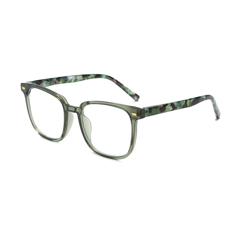 LIGHTWEIGHT SQUARE FRAME BLUE LIGHT BLOCKING READING GLASSES