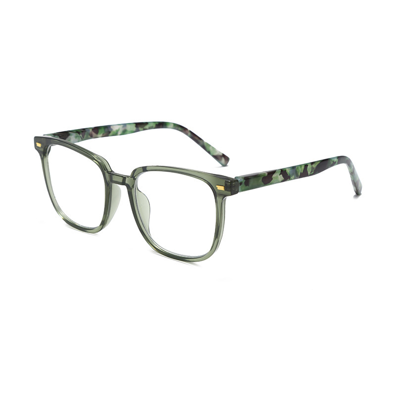 LIGHTWEIGHT SQUARE FRAME BLUE LIGHT BLOCKING READING GLASSES
