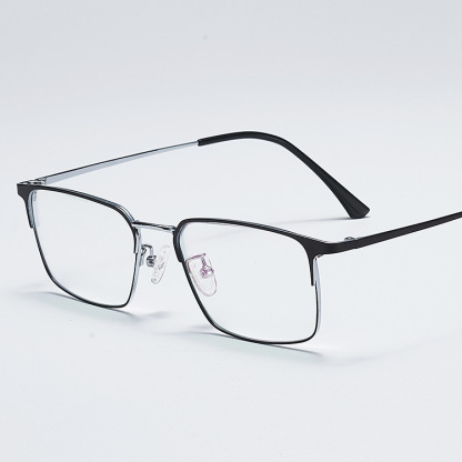 MEN'S HALF-FRAME PURE TITANIUM DEMAGNETIZING GLASSES