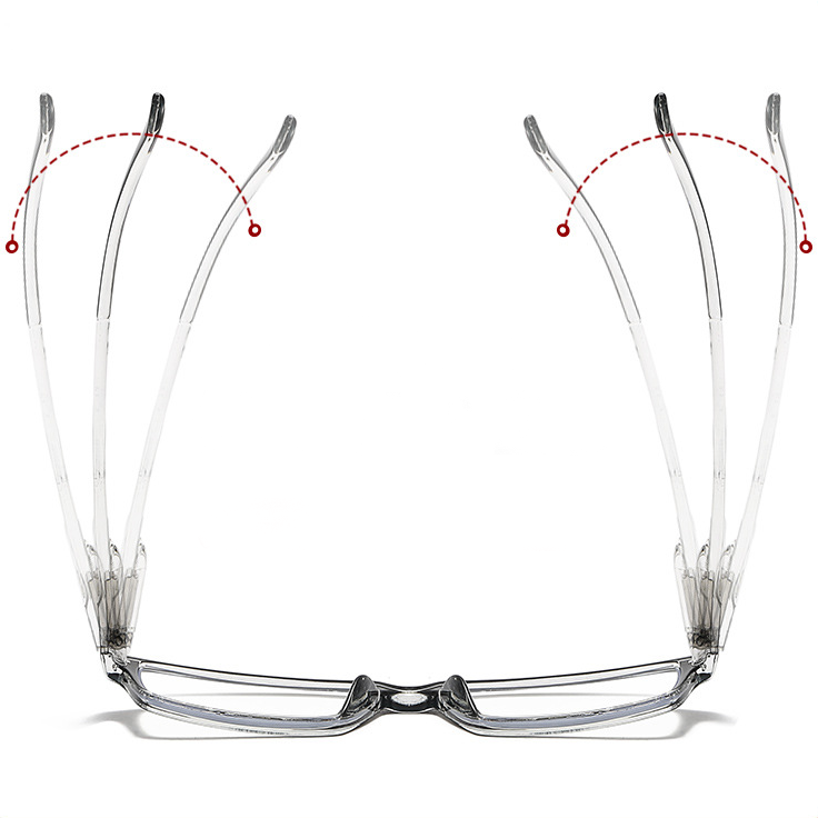 SPRING SMALL FRAME SQUARE PHOTOCHROMIC READING GLASSES