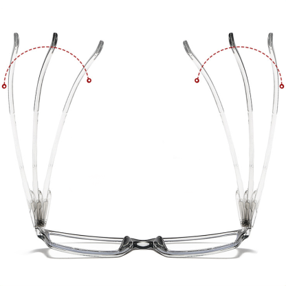 SPRING SMALL FRAME SQUARE PHOTOCHROMIC READING GLASSES